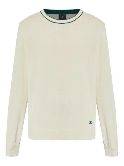 ribbed-knit crew-neck sweater by PS BY PAUL SMITH