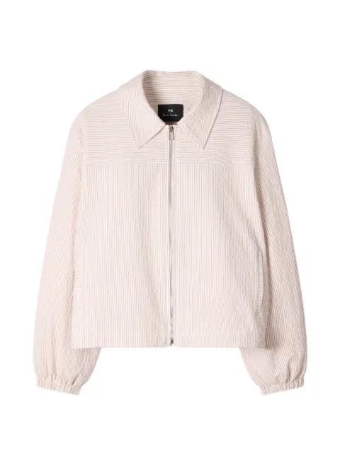 seersucker striped jacket by PS BY PAUL SMITH