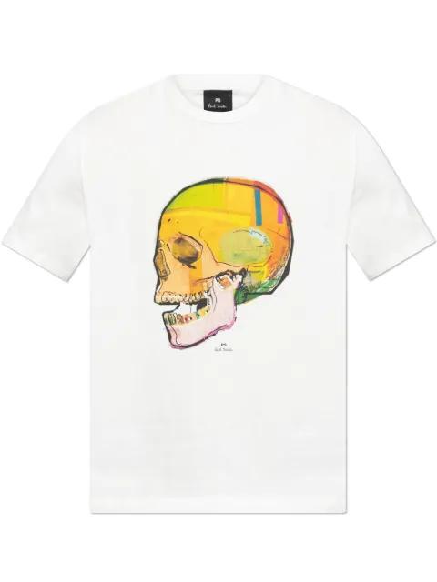 skull-print T-shirt by PS BY PAUL SMITH