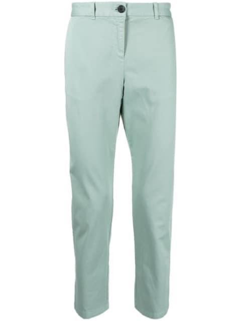 slim-cut brushed chinos by PS BY PAUL SMITH