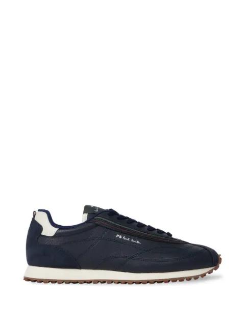 striped panelled sneakers by PS BY PAUL SMITH