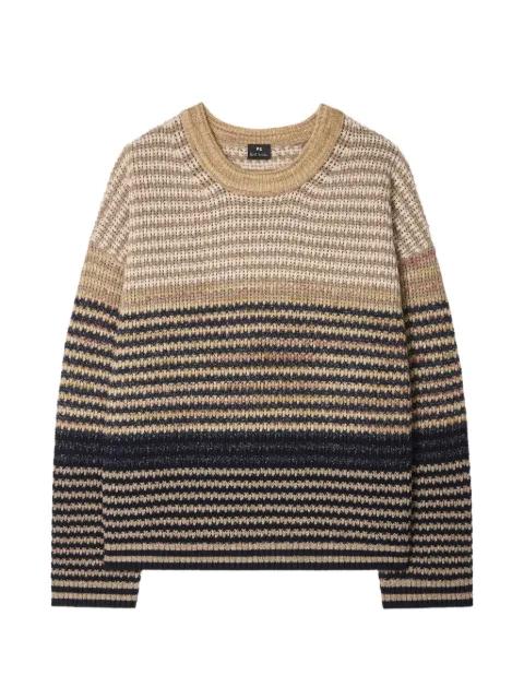 striped round-neck sweater by PS BY PAUL SMITH