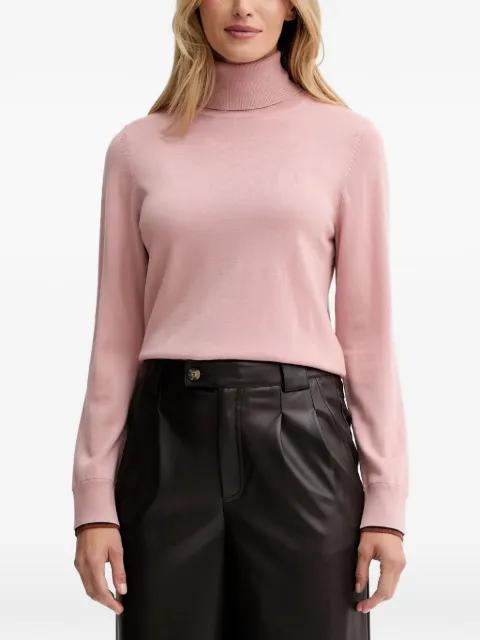 turtleneck striped-trim sweater by PS BY PAUL SMITH