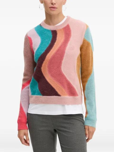 wave-pattern sweater by PS BY PAUL SMITH