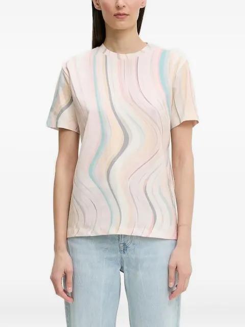 wave-print T-shirt by PS BY PAUL SMITH