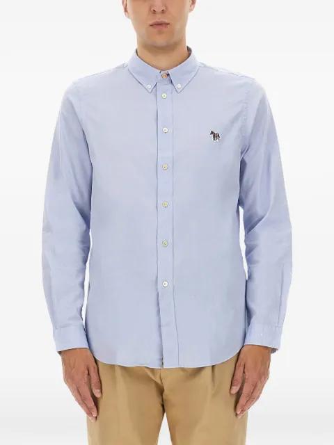 zebra appliqué shirt by PS BY PAUL SMITH