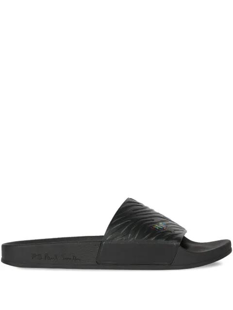 zebra-embossed slides by PS BY PAUL SMITH