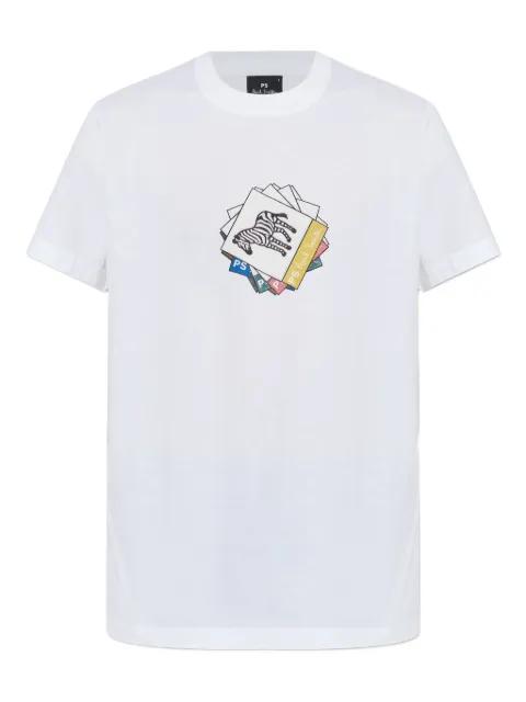 zebra-graphic T-shirt by PS BY PAUL SMITH