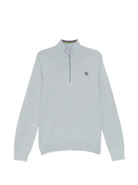 zebra-logo cotton sweater by PS BY PAUL SMITH