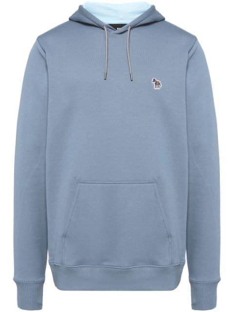 zebra logo organic cotton hoodie by PS BY PAUL SMITH