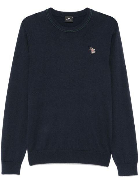 zebra-logo sweater by PS BY PAUL SMITH