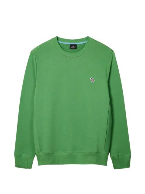 zebra-motif crew-neck sweatshirt by PS BY PAUL SMITH