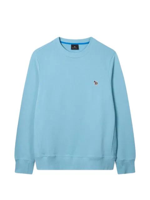 zebra-motif crew-neck sweatshirt by PS BY PAUL SMITH