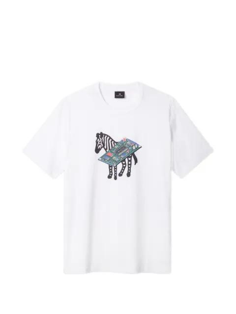 zebra print T-shirt by PS BY PAUL SMITH
