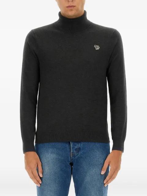 zebra turtleneck sweater by PS BY PAUL SMITH