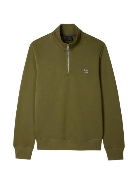 zip Zebra-logo sweatshirt by PS BY PAUL SMITH