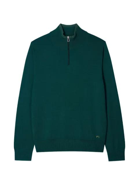 zip mock-neck jumper by PS BY PAUL SMITH