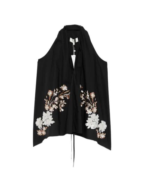 floral halterneck top by PSOPHIA