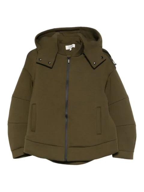 hoodied puffer jacket by PSOPHIA