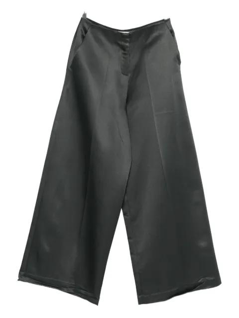 satin wide-leg trousers by PSOPHIA