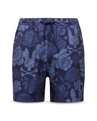 Boys' Rowen Printed Swim Trunks - Little Kid by PSYCHO BUNNY