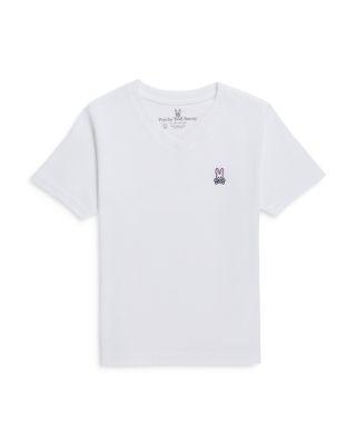 Boys' V Neck Logo Tee - Little Kid by PSYCHO BUNNY