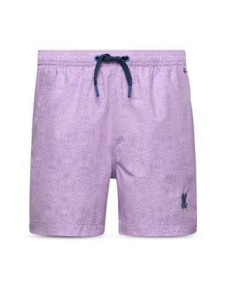 Unisex Samos Hydrochromic Printed Swim Shorts - Big Kid by PSYCHO BUNNY