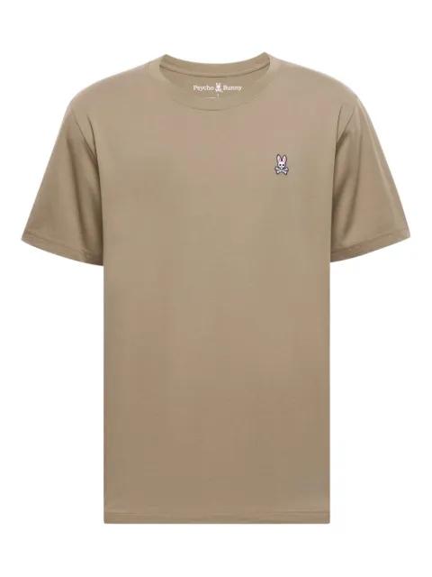 crew-neck "Antique Taupe" T-shirt by PSYCHO BUNNY
