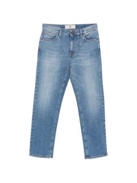 Audrey faded-effect five-pocket jeans by PT TORINO