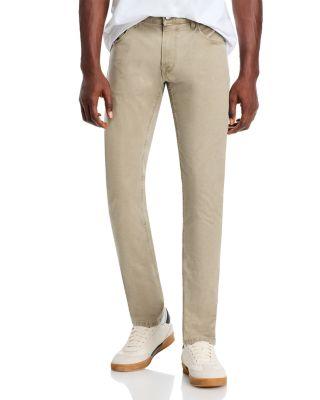 Cotton Stretch Twill Slim Fit 5 Pocket Pants by PT TORINO