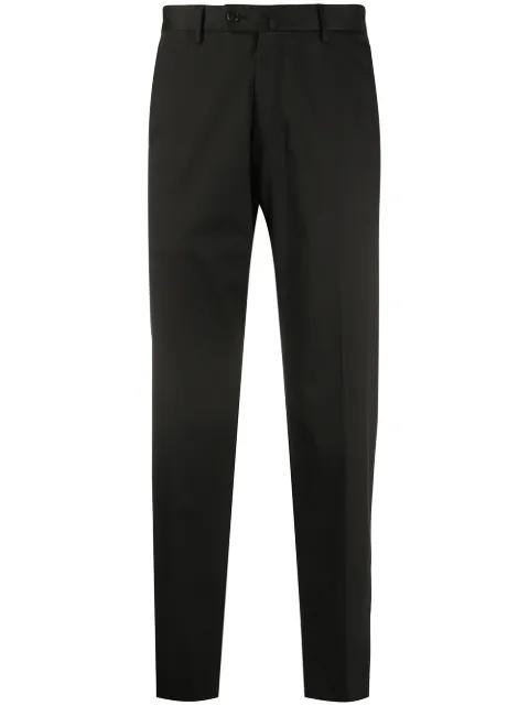Graven feather-detail trousers by PT TORINO