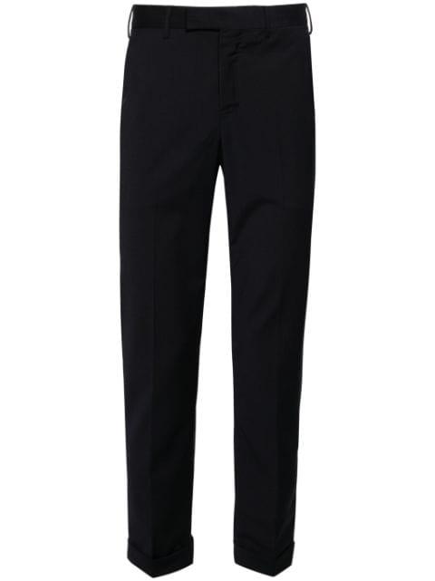 Travel mid-rise tapered trousers by PT TORINO