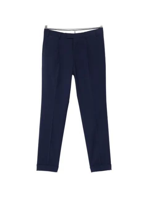 Traveller pleat cuffed trousers by PT TORINO