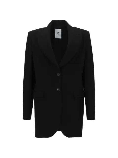 Victoria peak-lapel single-breasted blazer by PT TORINO