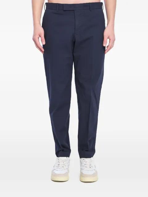 belt loops pressed cotton trousers by PT TORINO