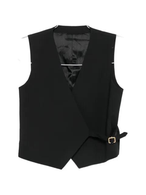 buckled wrap-style waistcoat by PT TORINO