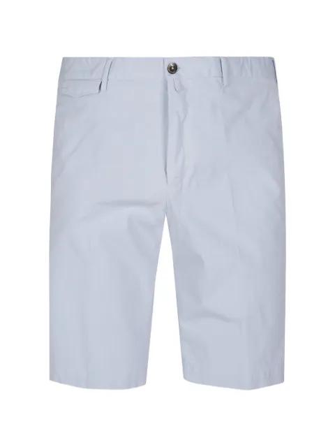 button-fastening cotton shorts by PT TORINO