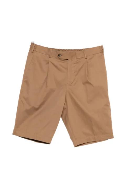 button pleated shorts by PT TORINO