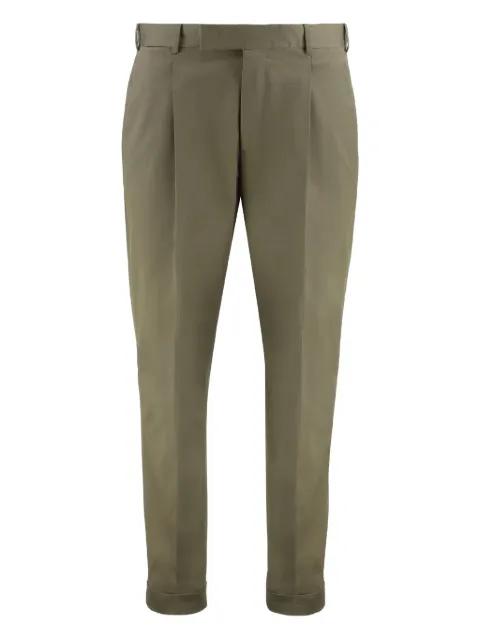 cotton blend straight-leg trousers by PT TORINO