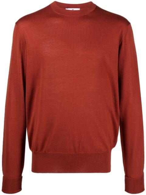 crew-neck fine-knit jumper by PT TORINO