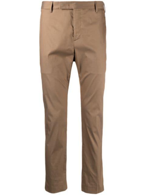 cropped slim-fit chinos by PT TORINO