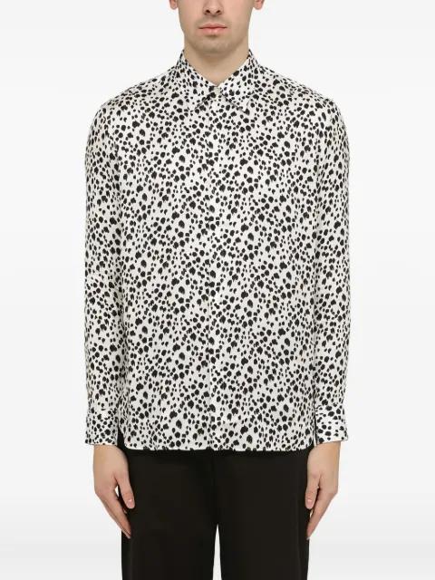 dalmatian-print shirt by PT TORINO