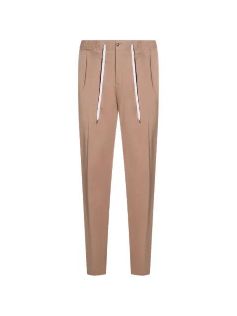drawstring pleat trousers by PT TORINO
