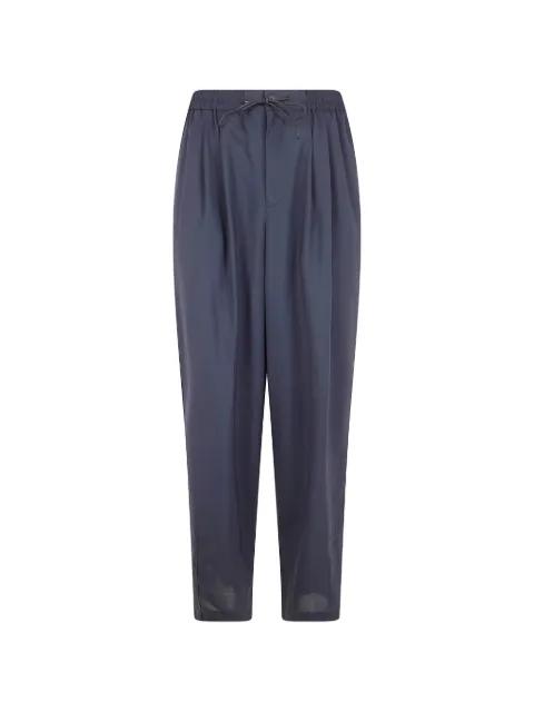 drawstring pleated trousers by PT TORINO