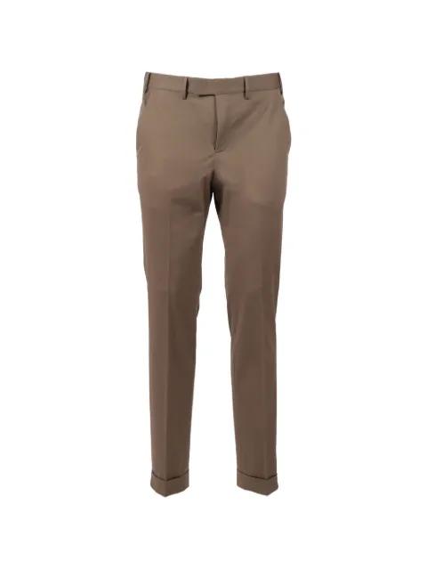 flap-pocket turn-up trousers by PT TORINO