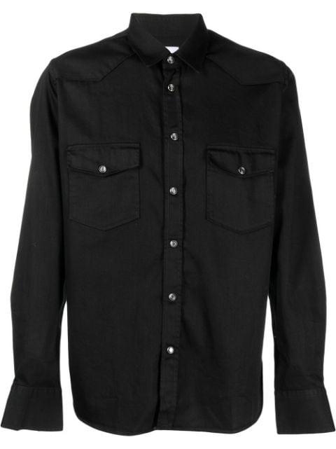 flap-pockets button-up shirt by PT TORINO