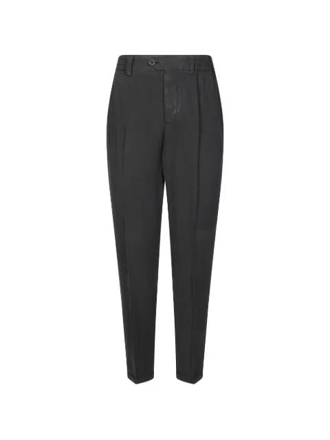 herringbone pleated trousers by PT TORINO