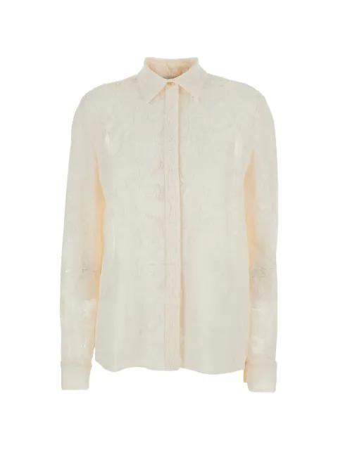 lace buttoned shirt by PT TORINO