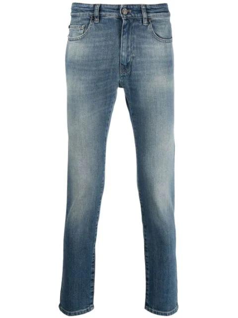 light-wash slim-fit jeans by PT TORINO