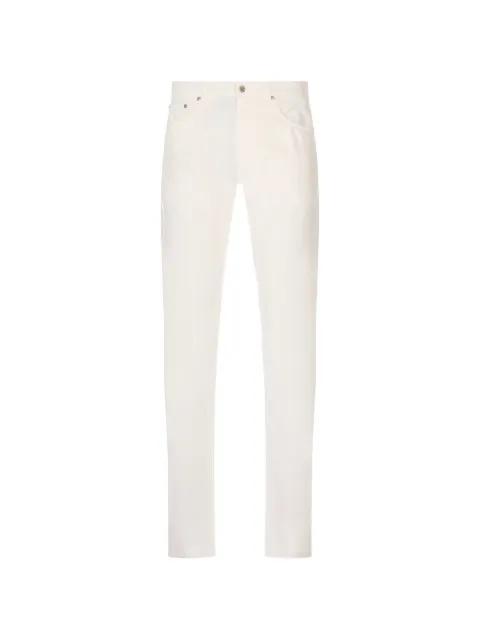 logo-patch slim-fit trousers by PT TORINO